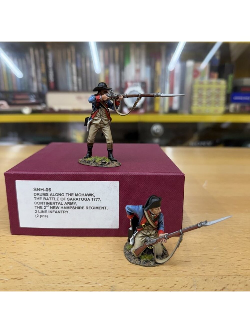 John Jenkins SNH-06 2nd New Hampshire Line Infantry Saratoga 1777 2pc Boxed